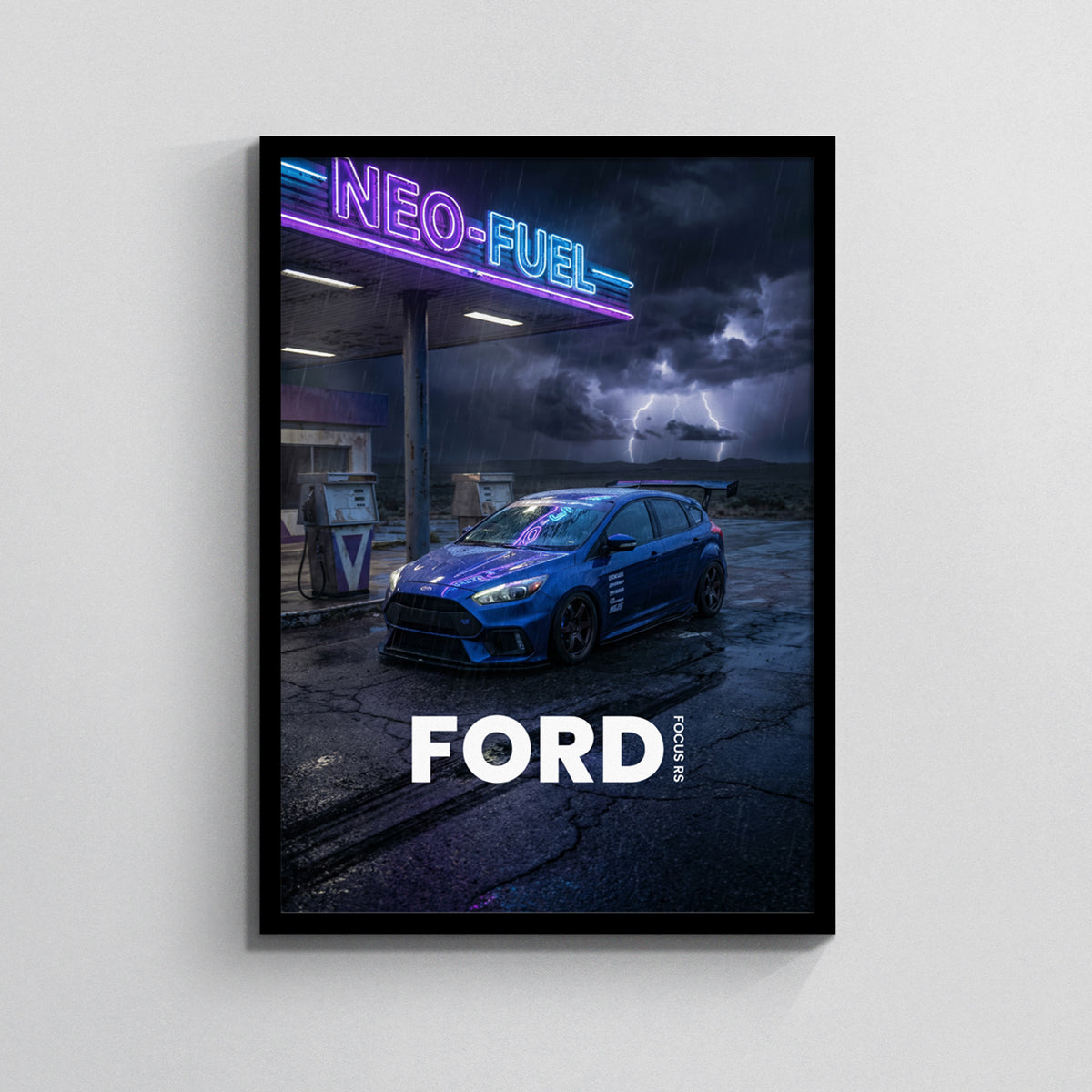 PLAKAT FORD FOCUS RS MK3