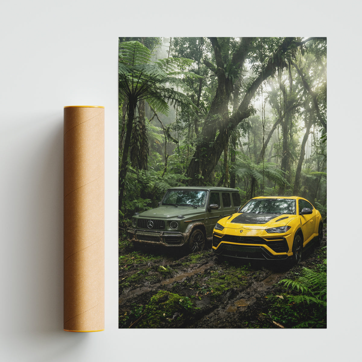 PLAKAT LAMBORHINI URUS | MERCEDES G KLASA