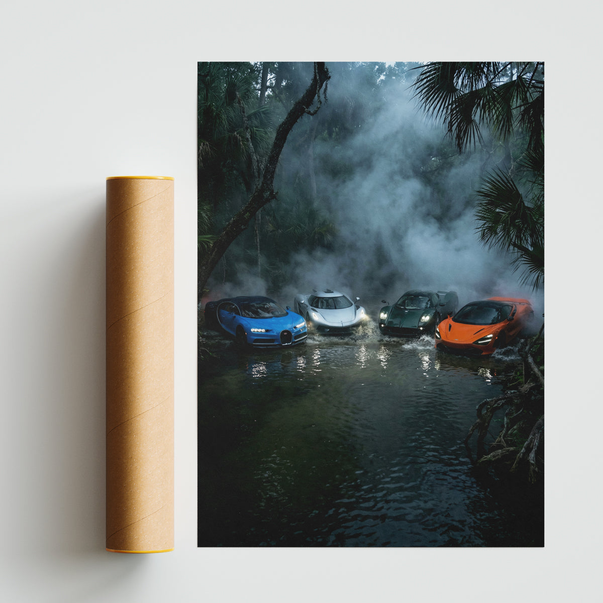 PLAKAT SUPERCARY PRZY WODZIE