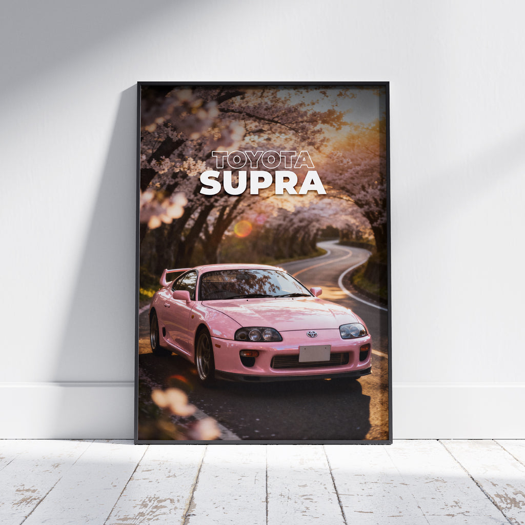 PLAKAT TOYOTA SUPRA MK4