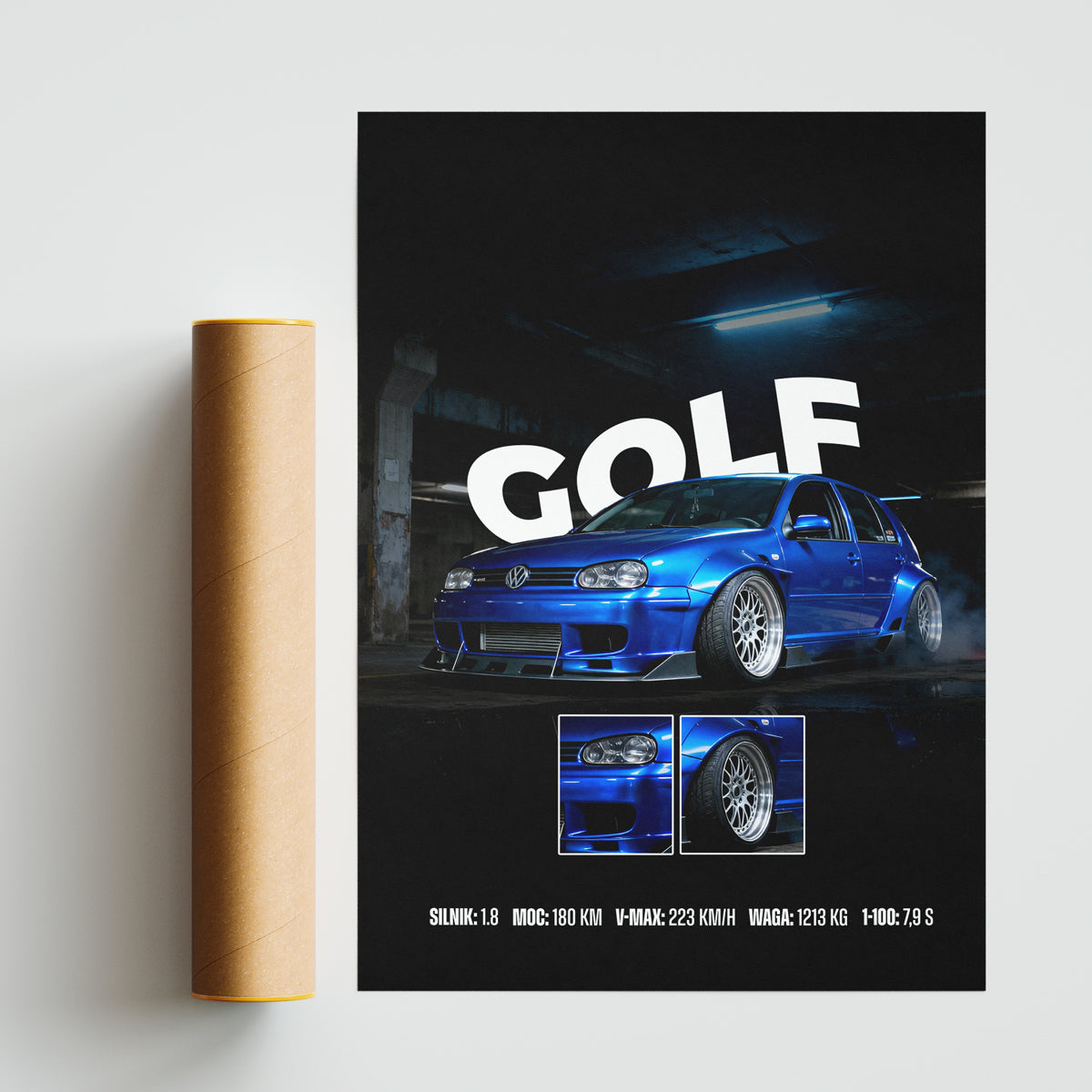 PLAKAT VOLKSWAGEN GOLF 4