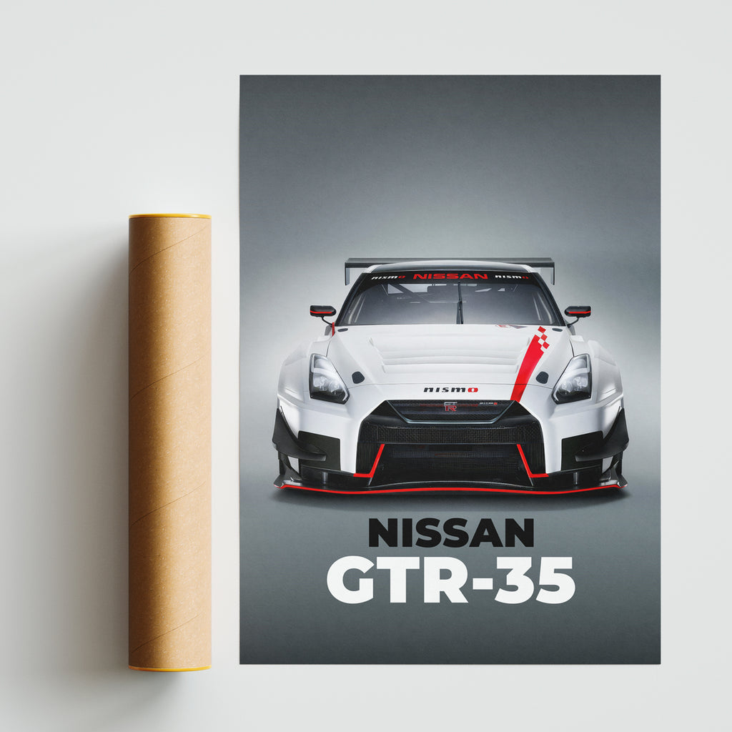 PLAKAT NISSAN GTR 35