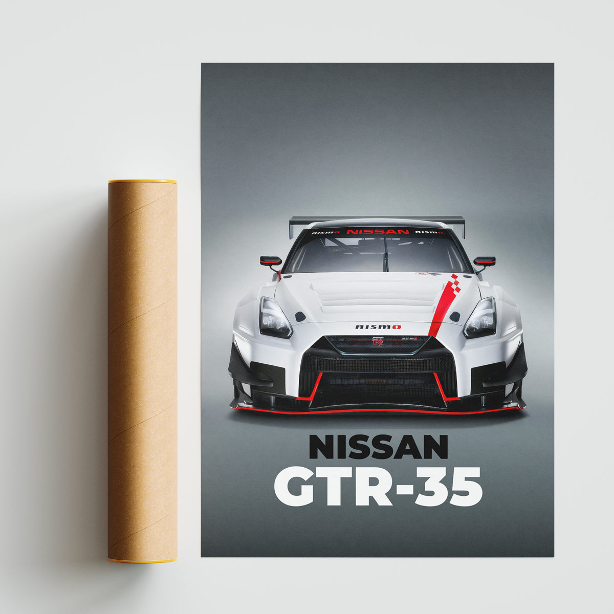 PLAKAT NISSAN GTR 35