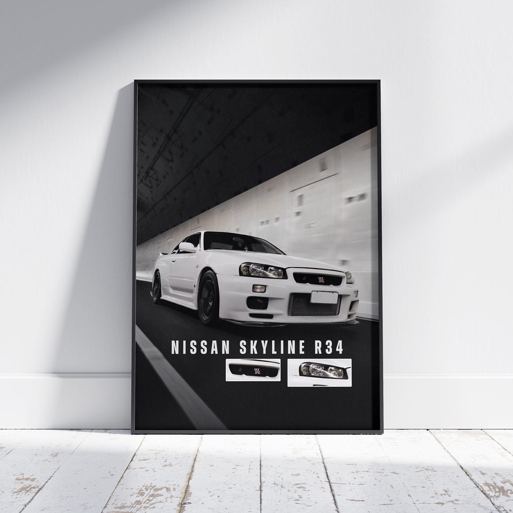 PLAKAT SKYLINE R34