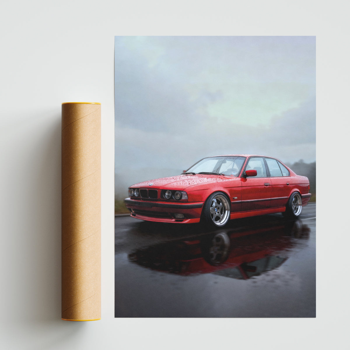 PLAKAT BMW E34
