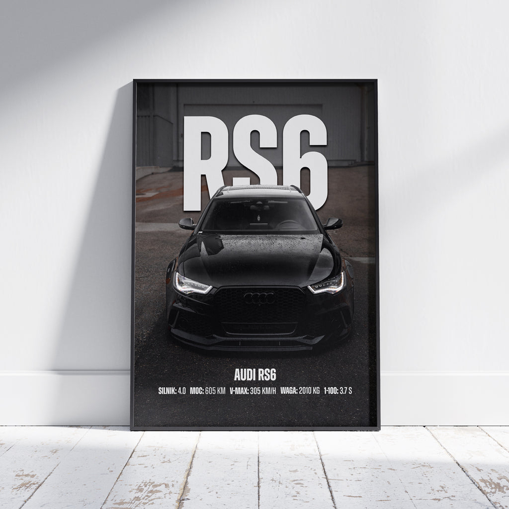PLAKAT AUDI RS6