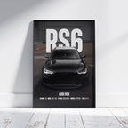 PLAKAT AUDI RS6