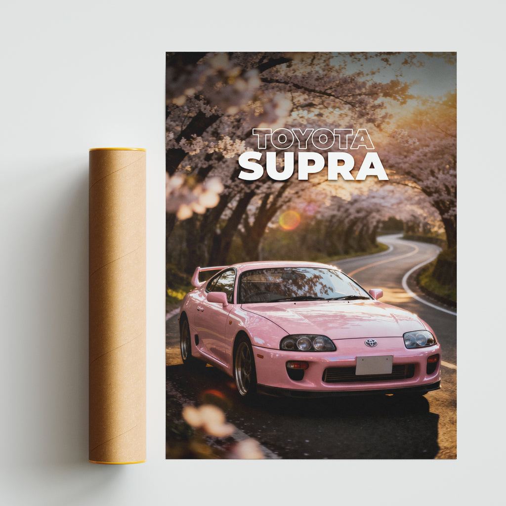 PLAKAT TOYOTA SUPRA MK4