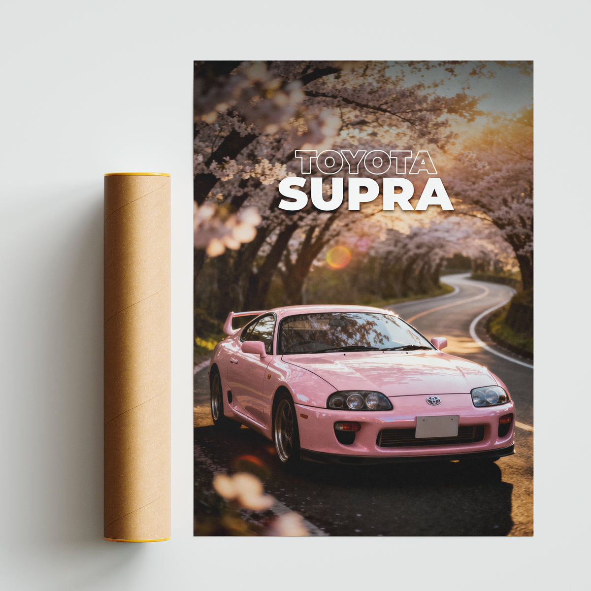 PLAKAT TOYOTA SUPRA MK4